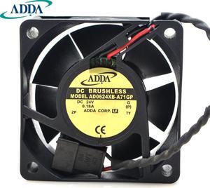 1pcs  AD0624XB-A71GP 6025 60mm 24V 0.18A inverter server cooling fan for ADDA
