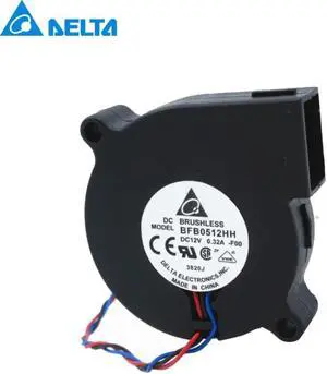 BFB0512HH 5015 5cm 50*50*15MM 50mm DC12V 0.32A Dual Ball bearing turbo blowers cooling fan for Delta