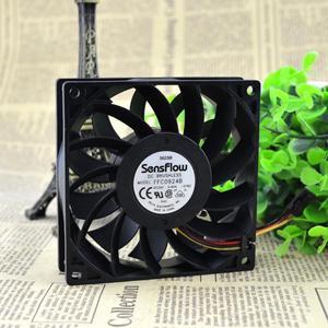 90*90*25mm 3-wire FFC0924B 9025 90mm  0.60A Super with speed sensor ball bearing cooling fan