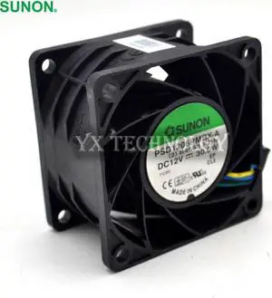For SUNON PSD1206PMBX-A 6038 12V 30W 60mm high speed booster cooling fan violence 60*60*38mm For SUNON PSD1206PMBX-A 6038 12V 30W 60mm high speed booster cooling fan violence 60*60*38mm