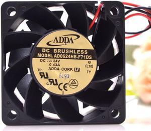 AD0624HB-F71DS  For ADDA 24V 0.43A 6038 Sever Converter Cooling Fan 60mm