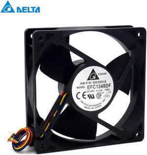 EFC1248D 120*120*25mm 120mm 48V 0.21A 4 wire PWM cooling fan switches for Delta 120*120*25mm