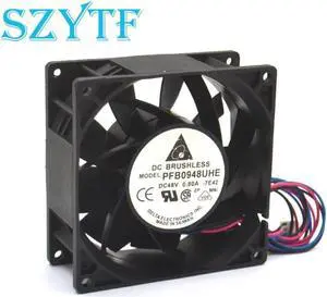 90*90*38mm 3-wire PFB0948UHE 9038 90mm 48V 0.8A wire wind inverter cooling fan for delta