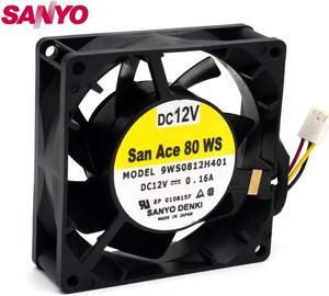 and power supply module cooling fan 9WF1224H1D03 120mm gold-plated plug  120 *120 *38mm