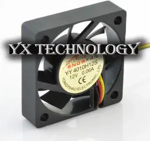 40mm Hydraulic bearing silent cooling fan 3 lines YY4010H12S 3P 40*40*10mm12V 0.72W