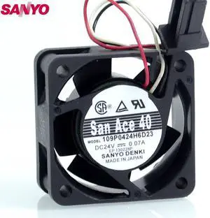 1pcs 109P0424H6D23 Without frame  40*40*20MM 24V 0.07A 4020 4cm cooling fan