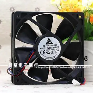 For Delta WFB1212HH 12025 12cm 120mm 12V 0.68A Max Airflow Rate Double Ball Cooling Fan