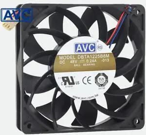 1pcs DBTA1225B8M 48V 0.24A 120mm 12025 three line drive cooling fan for AVC 1pcs DBTA1225B8M 48V 0.24A 120mm 12025 three line drive cooling fan for AVC