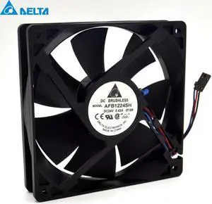 AFB1224SH 12025 12CM 120mm 24V 0.42A wind capacity inverter cooling fan thermostat for Delta 120*120*25mm