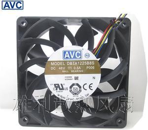 For AVC DBTA1225B8S 12CM 120mm 12025 48V 0.50A PWM cooling fan speed control switch 120*120*25mm