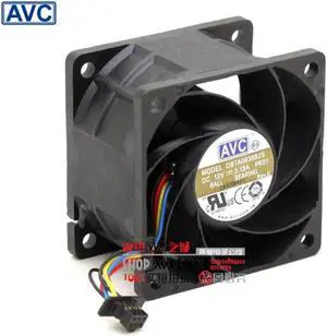 For AVC DBTA0638B2S 60x60x38mm plug 4P 6038 6CM 60mm 12V 3.15A large air flow cooling fan
