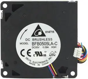 BFB0505LA-C 50mm fan 5V 0.09A 5010 side turbine blower cooling fan for delta