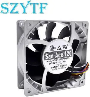 12CM 120mm fan violence heat cooling fan 12038 12V 4A 9SG1212P1G03 120*120*38mm for SANYO 12CM 120mm fan violence heat cooling fan 12038 12V 4A 9SG1212P1G03 120*120*38mm for SANYO