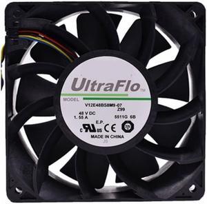 1pcs  V12E48BS8M9-07 12038 120*120*38mm 120mm 48V 1.55A 4-P pwm case cooling fan