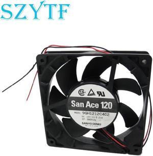 Cooling fan server instrumentation 9GH1212C402 12V 120mm 120*120*25mm