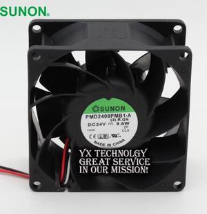For SUNON 80*80*38mm 3-wire  PMD2408PMB1-A (2).GN 80mm 8038 24V 9.6W cooling fan
