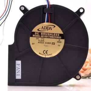 AB10017MB250B00 For ADDA DC 12V-17V  17V DC 0.20A PWM Temperature Control Turbine Cooling Air Machine 10cm