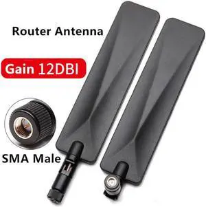 4G Full Netcom LTE GPRS GSM WCDMA DTU 700-2700MHz 12dbi gain SMA male flat oar Omnidirectional folding glue stick router antenna