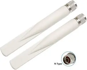 5GHz 4G 3G GSM full band omnidirectional outdoor waterproof base station rubber rod antenna n male interface 9dbi high gain