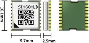 SIMCOM SIM68MLB GNSS module GPS BeiDou QZSS open service L1 band reception capability 1575.42MHz EASY self-generated prediction