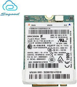 Ericsson N5321 N5321GW Mobile Broadband FRU04W3823 100M Hspa+ NGFF for Thinkpad S5-S540 T431S T440 W540 X230S X250 X1 Carbon