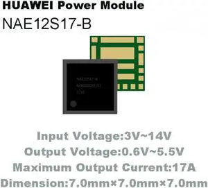 10PCS HUAWEI DC-DC power supply module NAE12S17-B PSiP package server telecom data communication applications