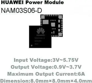 10PCS HUAWEI DC-DC power supply module NAM03S06-D PSiP package server telecom data communication applications