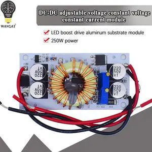 250W 10A DC-DC Boost Converter Constant Module Current Mobile Power Supply LED Driver Module Non-isolated Step Up Module