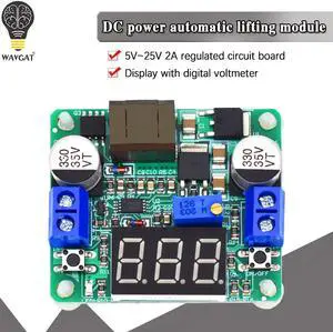 25W Boost Buck Converter DC 5-25V to 0.5-25V 5v 12v Adjustable Step Up Down Power Supply Module Voltage Regulator led Voltmeter 25W Boost Buck Converter DC 5-25V to 0.5-25V 5v 12v Adjustable Step Up Down Power Supply Module Voltage Regulator led Voltmeter