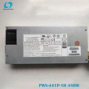 For Supermicro PWS-441P-1H 480W Server Power Supply Short Chassis CSE-813M Fully Tested Fast Ship