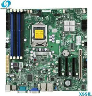100% Working Server Motherboard For Supermicro X8SIL 3400 1156 Fully Tested