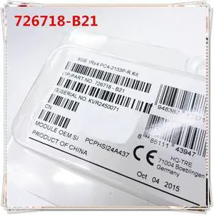 in box   8GB G9 726718-B21 774170-001 752368-081 1RX4 PC4-2133P 1 year warranty