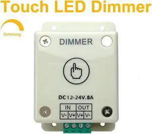 Smart Home Touch Sensor Button Dimmable Controller Switch For DC12V 24V Smart Home Led Tape LED Dimmer Controller
