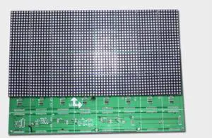 F3.75 indoor red dot matrix led display sign modules 64*16dots 304MM*76MM