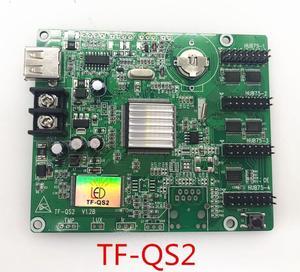TF-QS2 USB Full color asynchronous LED control card supports 256*128 512*64 comes with 4*HUB75