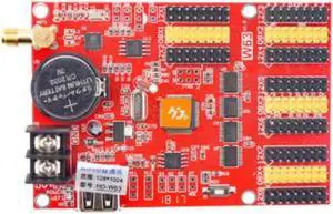 W63 HD-W63 wifi wireless and USB ports led sign controller card supports P10,P16,P20,F3.0,F3.75,F5.0