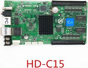 C10 HD-C15 sending card(work along with R500 or R501) and asynchrous dual function video and audio full color led control card