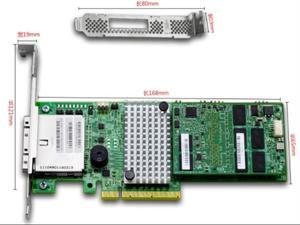 ThinkServer LSI9286CV-8e 6Gb SAS RAID HBA by LSI 1GB Cache Controller Card