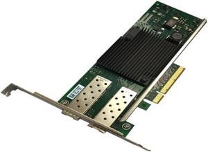 SFP+ 10Gb Dual Port PCI-e Ethernet Converged Adapter Network Card X710-DA2,SFP not included