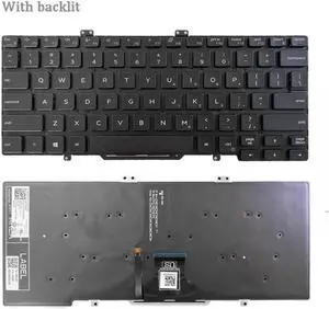 Laptop Keyboard For DELL  Latitude L3400 5400 5410 7400 7410 P98G With backlit