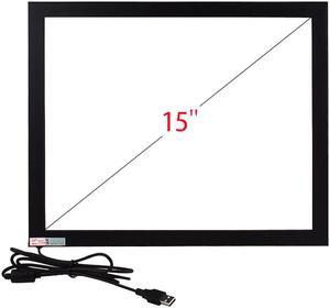 15inch 4:3 Multi IR Touch Screen Panel 347.5*272mm 1 2 4 6 10 Point Touch Screen USB Interface