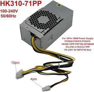 TFX 210W Server PSU For 54Y8941 M710S M700 M800 M900 P310 210 Watt Power Supply HK310-71PP PCG010 M435 M910 M710 10pin 4pin