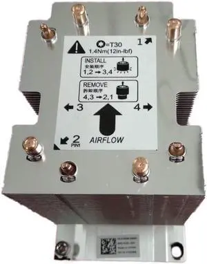 T7820 Workstation Heatsink Single CPU Heatsink TDDR6 T7820/T7920 heat sink T7920/T7820 CPU Processor 0TDDR6 TDDR6