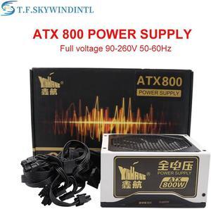 700W 800W PSU RGB Fan Manufacturer ATX Power Supply for Computer Gamer 80 Plus Gold Bronze