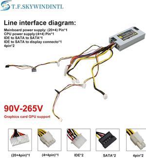 1U Flex Switching Power Supply 350W PSU For Nas Server Industrial control power supply 1U Server Chassis Mini-ITX Case