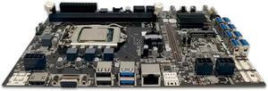 B75 BTC Mining Motherboard LGA1155 8*PCIE USB Adapter Support 2*DDR3 B75 USB BTC Motherboard