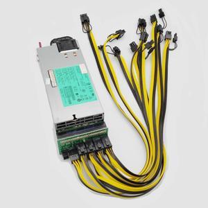 HSTNS-PL11 1200W PSU Power Supply + Breakout Board + 9 pcs 6pin-to-8pin Cables