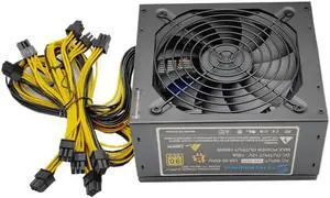 1800W 2000W ATX Mining Power Supply 6Graphics Cards 6Pin For PC Mining Rig  Bitmain Antminer S9 S7 L3 BTC LTC ETH Mining PSU