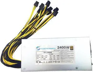 2U 2400W MINING POWER SUPPLY +12V 216A Power Supply Manufacturer Wholesale 2400w Mining Power Supply 200-240v for ASIC Miner GPU