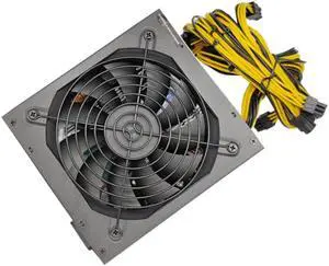 ATX 12V 180-240V 2000W PC Miner BTC ETH Mining Machine Special mute power supply 6PIN*10 For Bitcoin Various mining machines